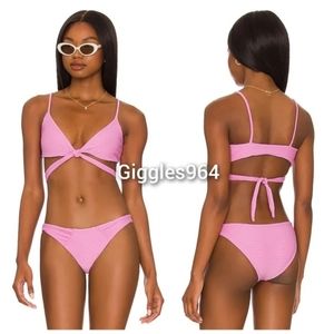 L*Space Chloe Sol Bikini Set Rosebud Pink